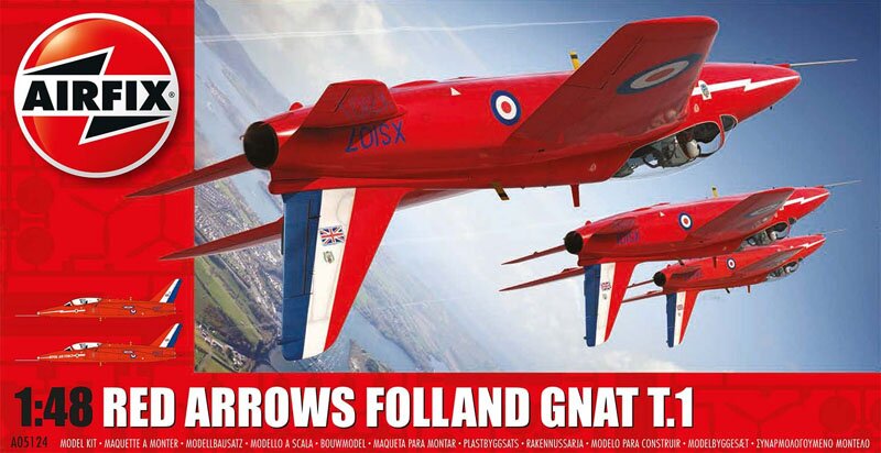 САМОЛЕТ FOLLAND GNAT КРАСНЫЕ СТРЕЛЫ